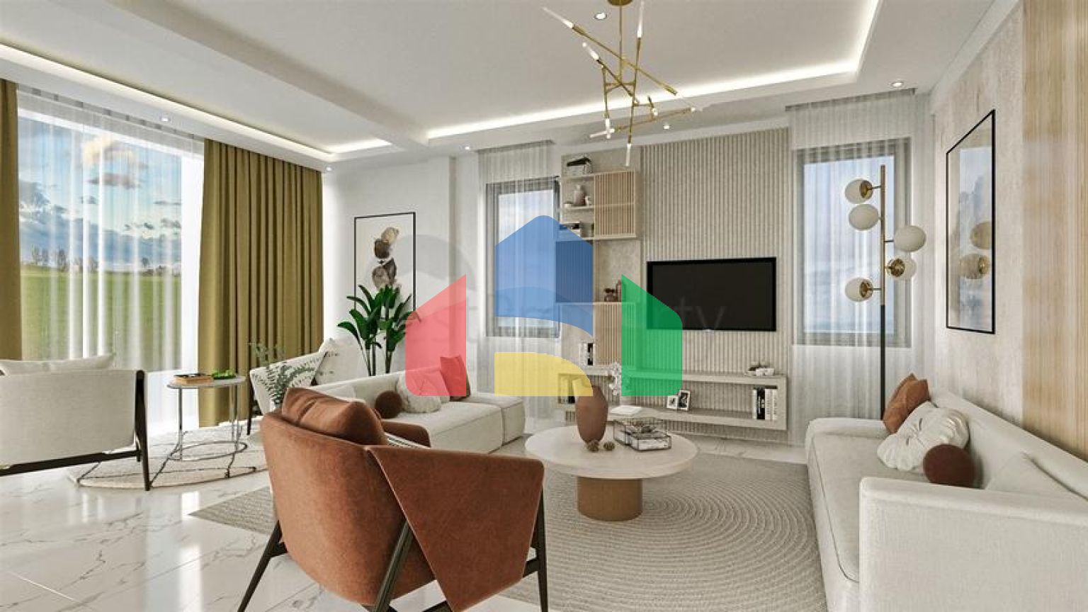 Вилла планировки 4+1 в районе Белек - Анталия