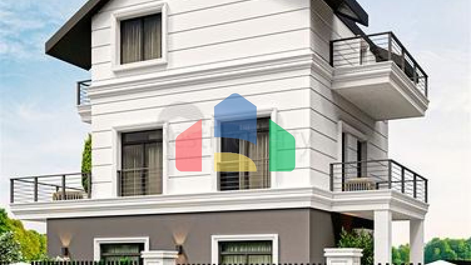 Вилла планировки 4+1 в районе Белек - Анталия