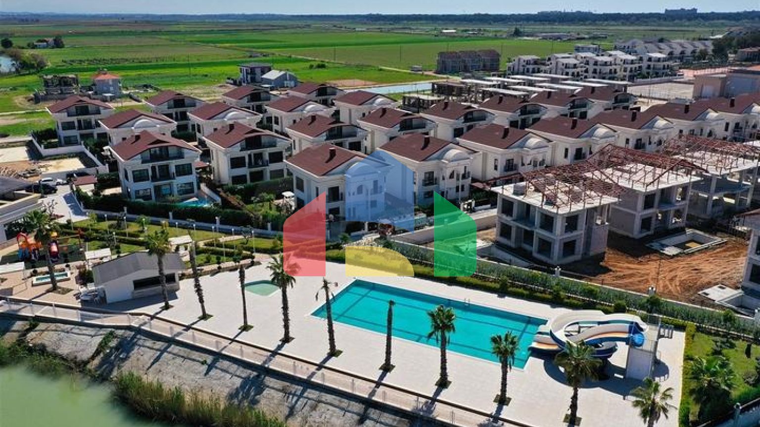 Вилла планировки 6+1 в районе Белек - Анталия