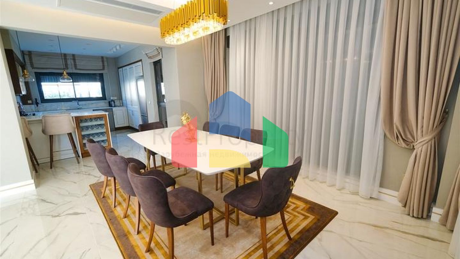 Вилла планировки 6+1 в районе Белек - Анталия