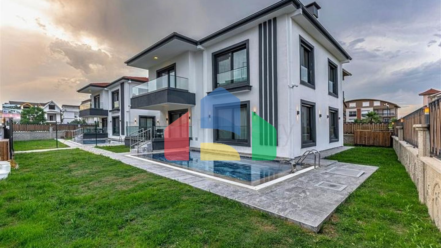 Вилла планировки 3+2 в районе Белек - Анталия