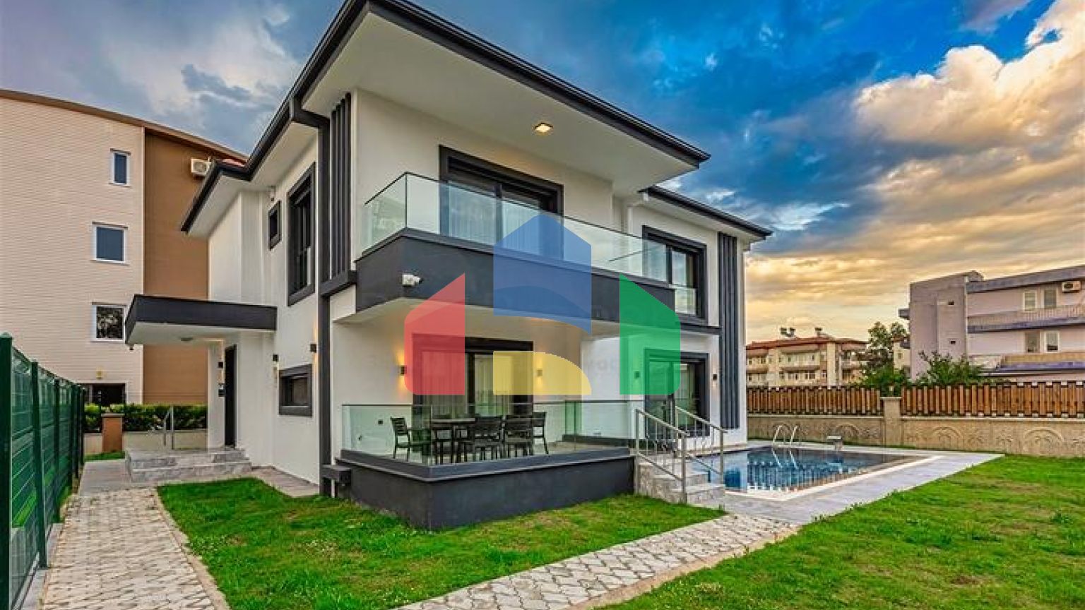 Вилла планировки 3+2 в районе Белек - Анталия