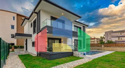 Вилла планировки 3+2 в районе Белек - Анталия