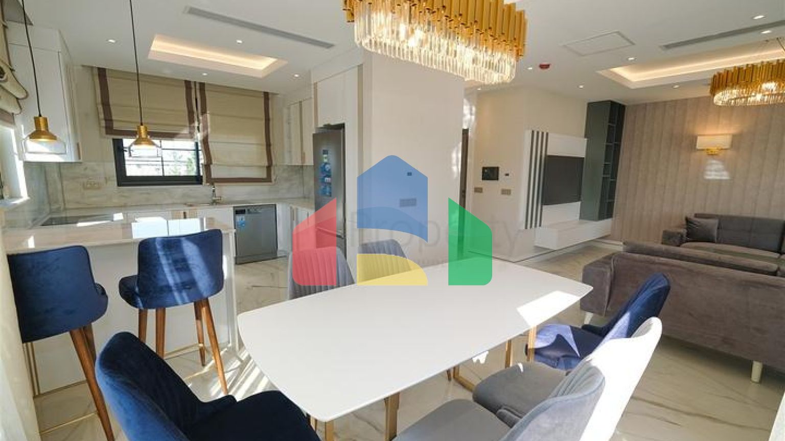 Вілли планування 4 + 1 в районі Белек - Анталія