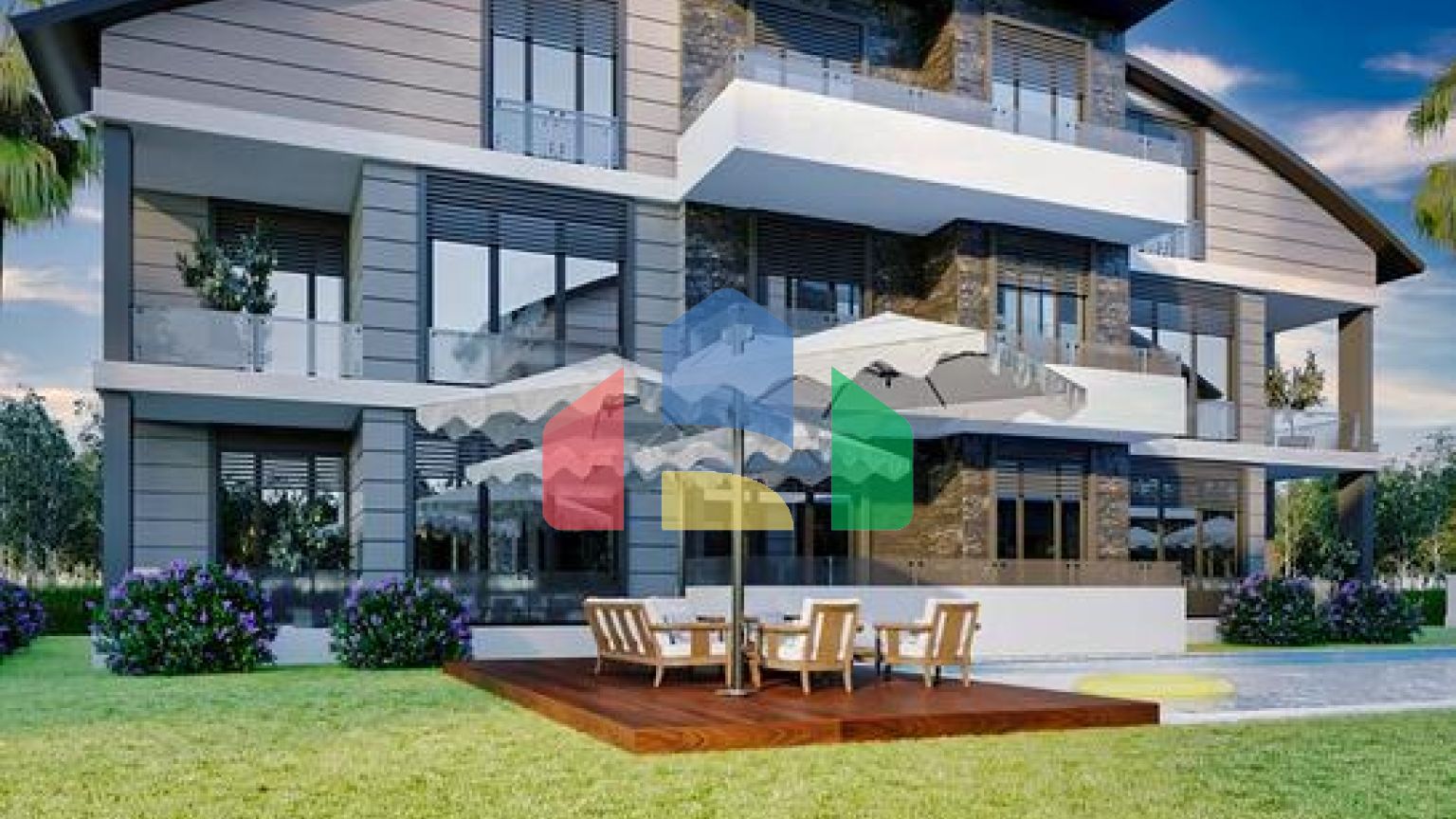 Квартиры планировки 2+1 в районе Белек - Анталия