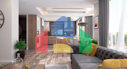 Виллы 4+1 с собственным бассейном в Кадрие Белеке