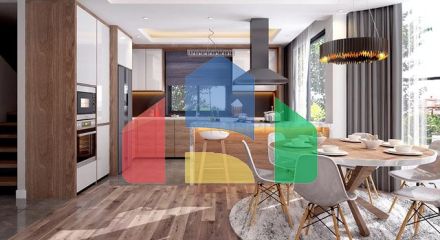 Виллы 4+1 с собственным бассейном в Кадрие Белеке