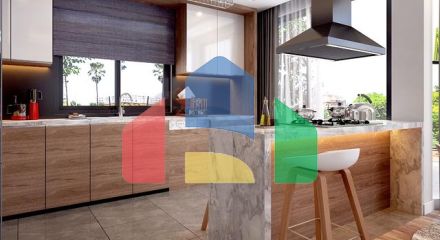 Виллы 4+1 с собственным бассейном в Кадрие Белеке