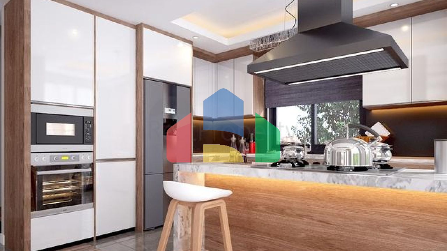 Виллы 4+1 с собственным бассейном в Кадрие Белеке