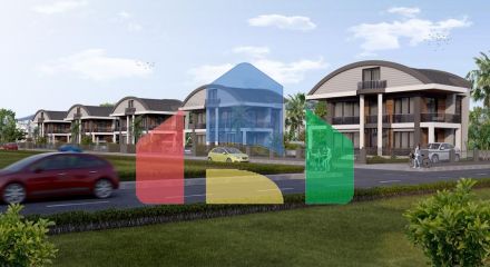 Виллы 4+1 с собственным бассейном в Кадрие Белеке