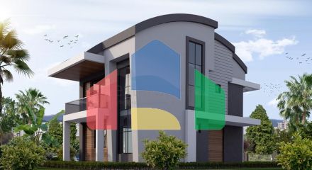 Виллы 4+1 с собственным бассейном в Кадрие Белеке