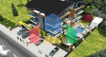 1+1 apartment in Belek Antalya area