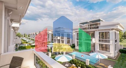 Виллы на завершении строительства в центре Белека