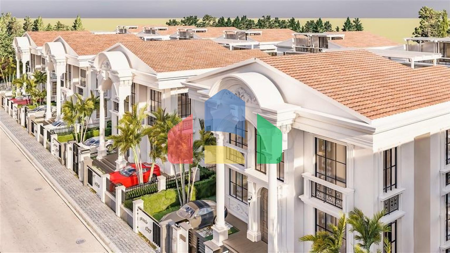 Виллы на завершении строительства в центре Белека