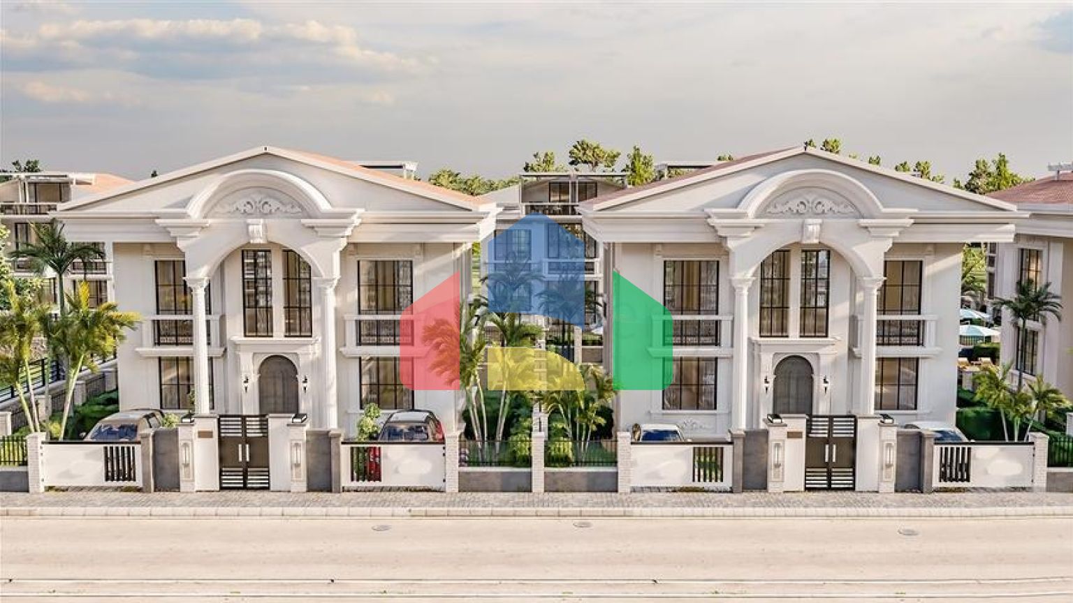 Виллы на завершении строительства в центре Белека