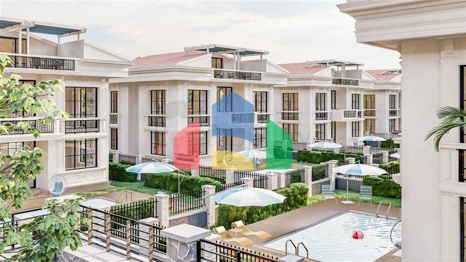 Виллы на завершении строительства в центре Белека