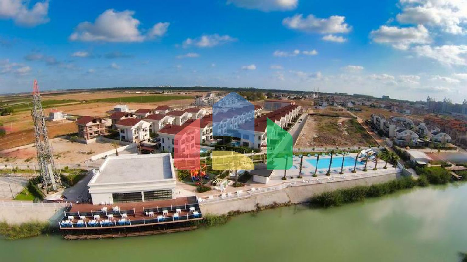 Виллы на завершении строительства в центре Белека