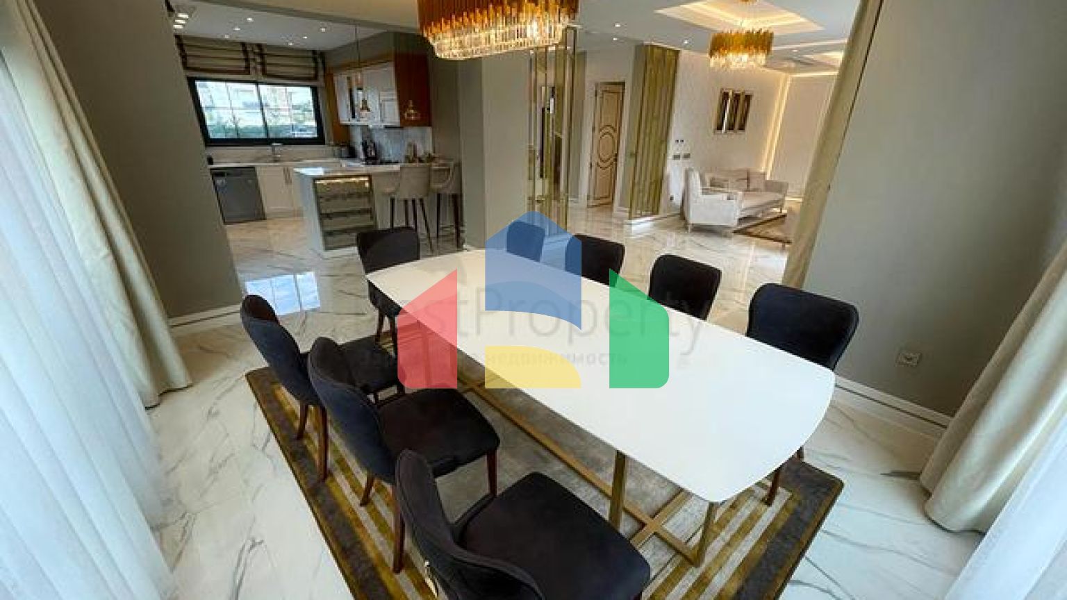 Виллы на завершении строительства в центре Белека