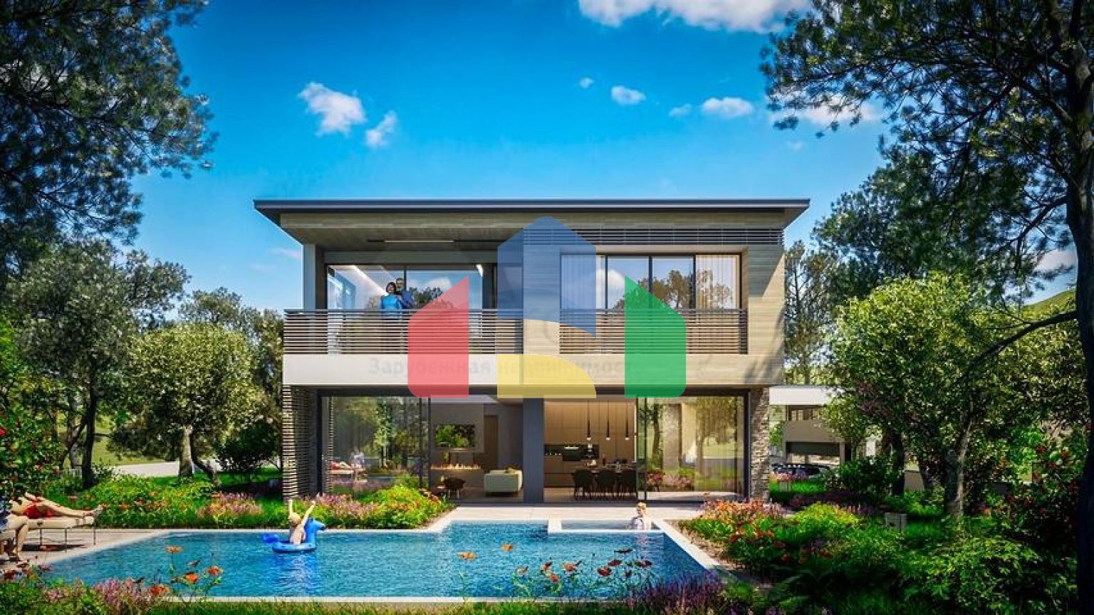 Вілла планування 4 + 1 в районі Белек - Анталія