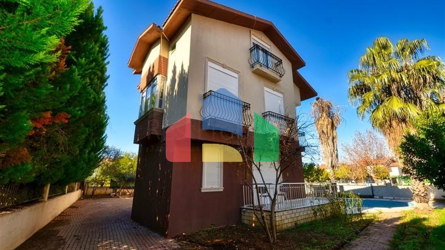 Вілла планування 4 + 1 в районі Белек - Анталія