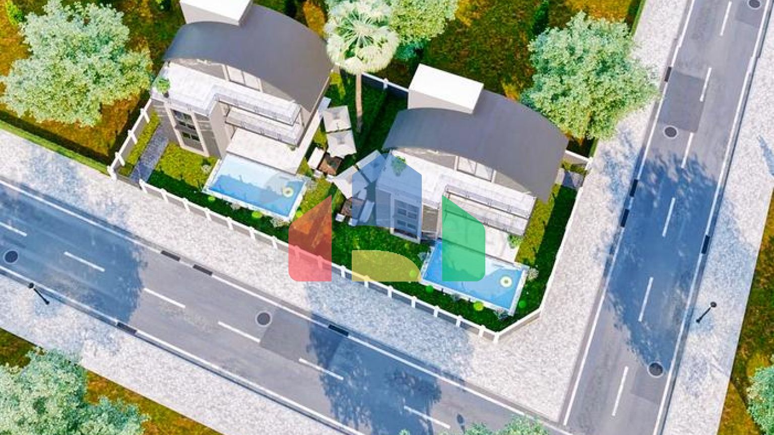 Вилла планировки 4+1 размером 300 м2 в Белеке