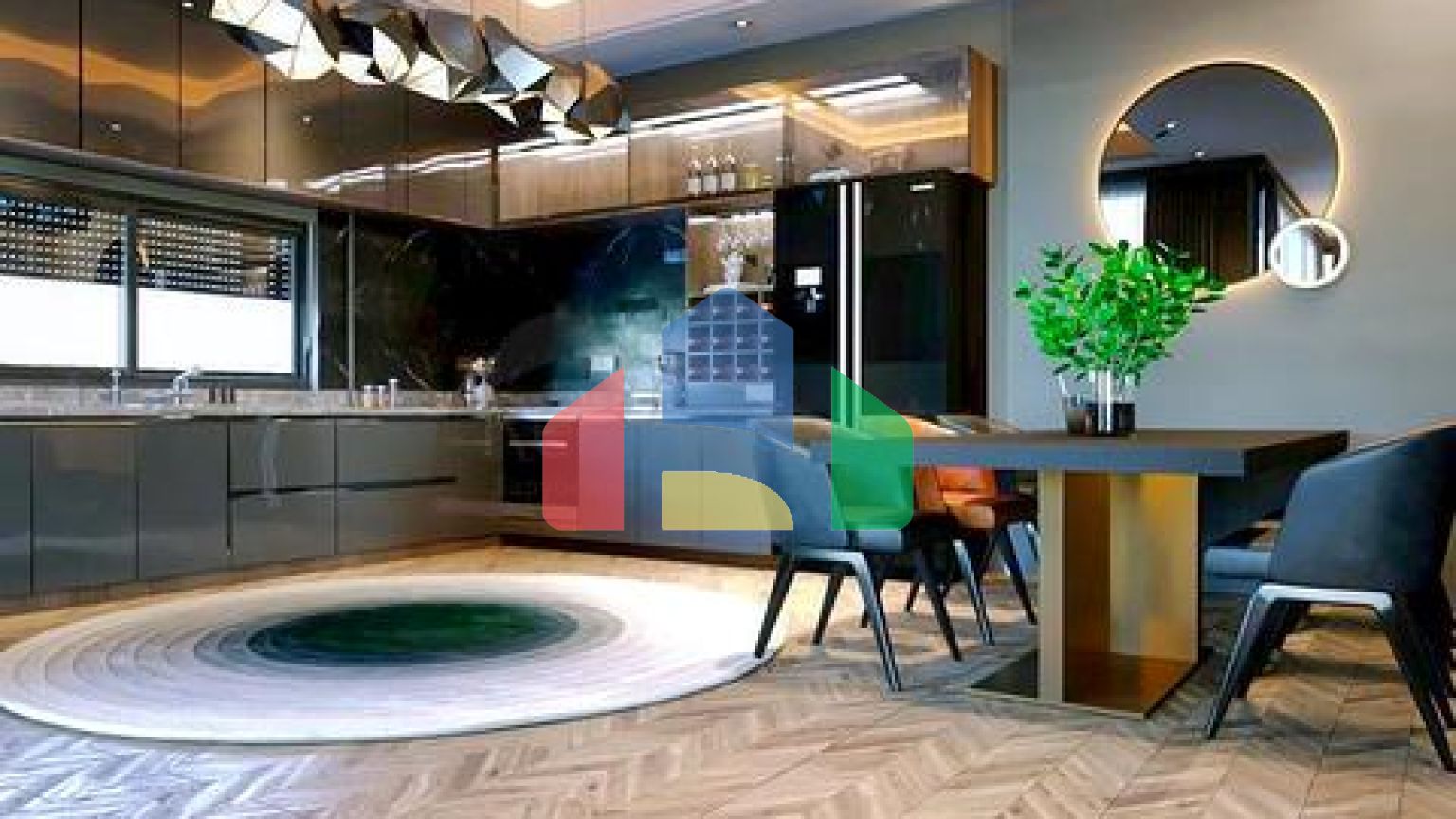 Вилла планировки 4+1 размером 300 м2 в Белеке