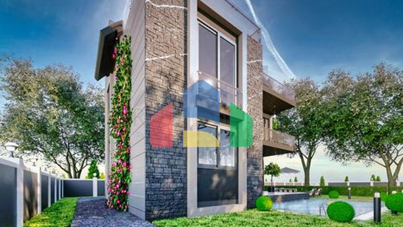 Вилла планировки 4+1 размером 300 м2 в Белеке