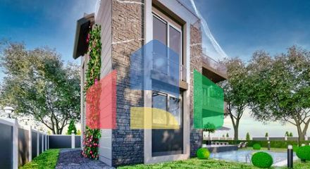 Вилла планировки 4+1 размером 300 м2 в Белеке