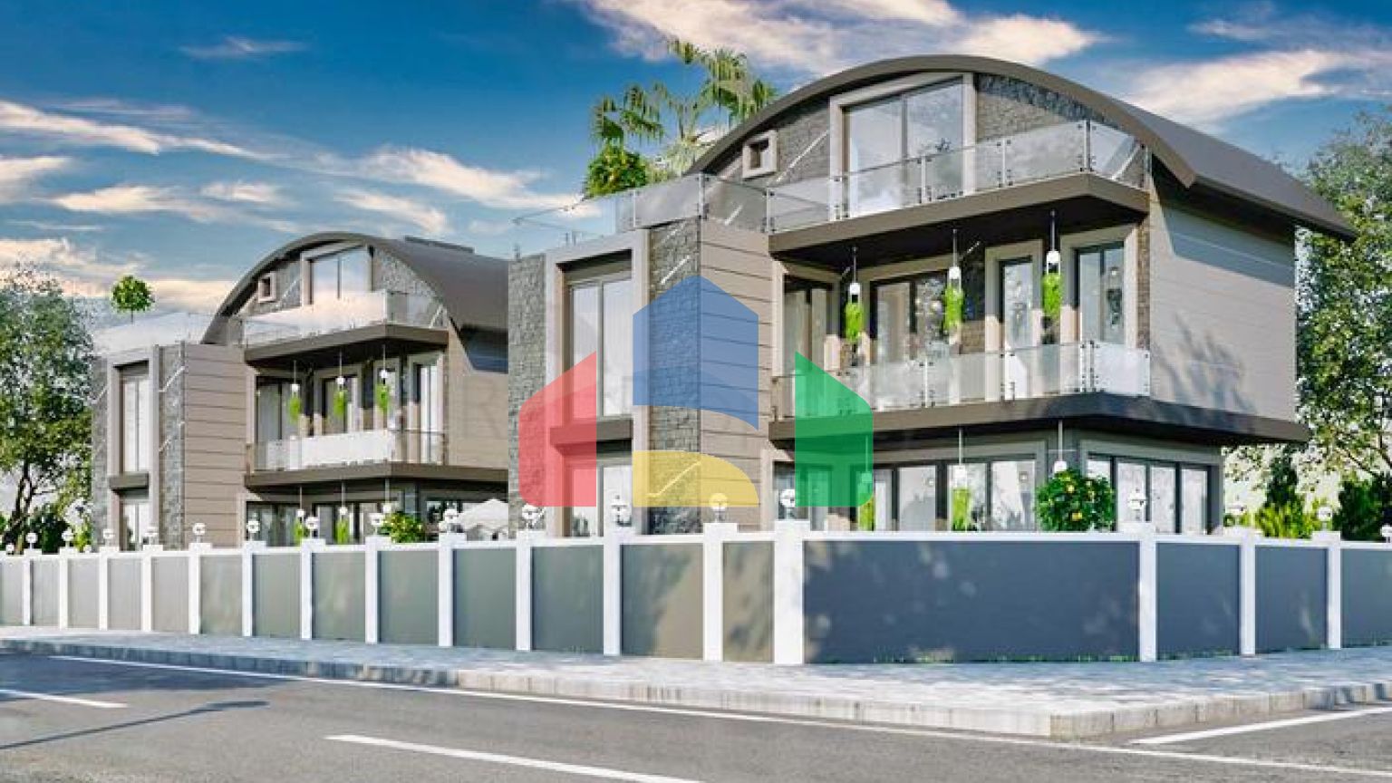 Вилла планировки 4+1 размером 300 м2 в Белеке