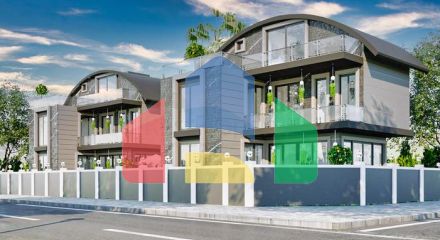 Вилла планировки 4+1 размером 300 м2 в Белеке