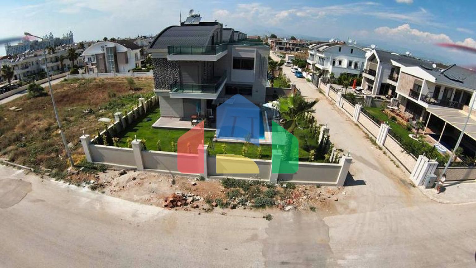 Вілла планування 4 + 1 в районі Белек - Анталія