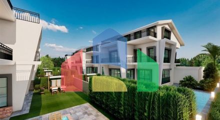 5+3 floor plan apartment in Belek - Antalya area