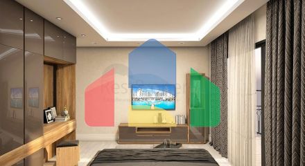 5+3 floor plan apartment in Belek - Antalya area