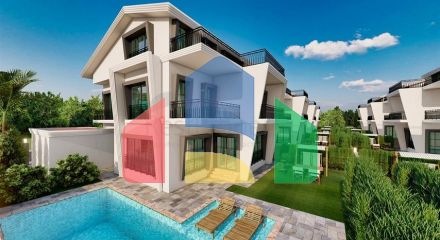 Квартира планировки 5+3 в районе Белек - Анталия