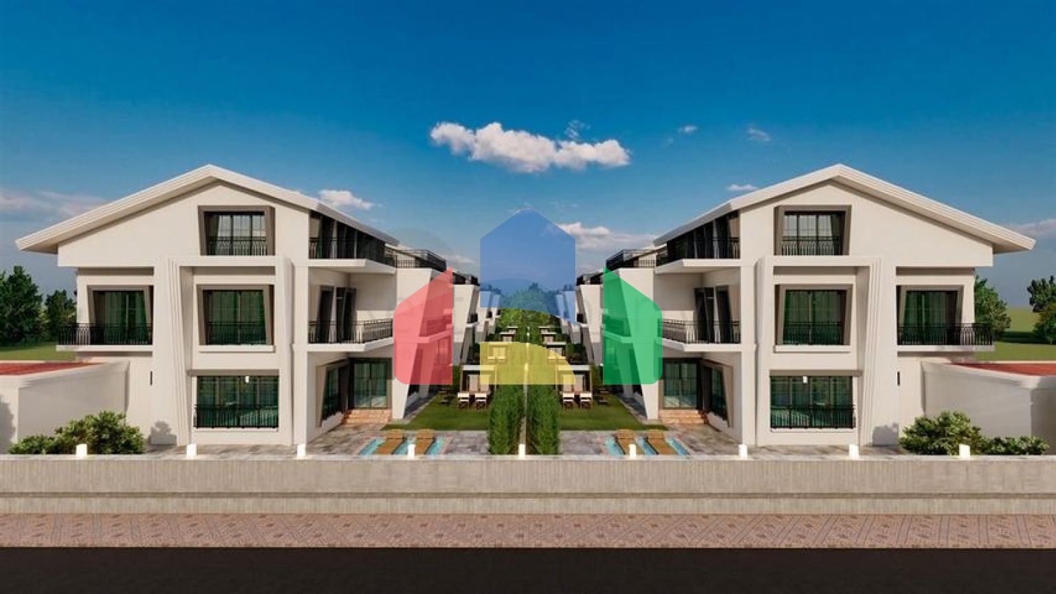 Квартира планировки 5+3 в районе Белек - Анталия