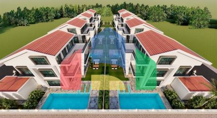 Квартира планировки 5+3 в районе Белек - Анталия