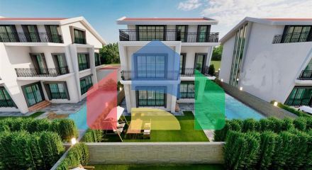 Квартира планировки 5+3 в районе Белек - Анталия