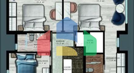 Вилла планировки 6+1 в районе Белек - Анталия