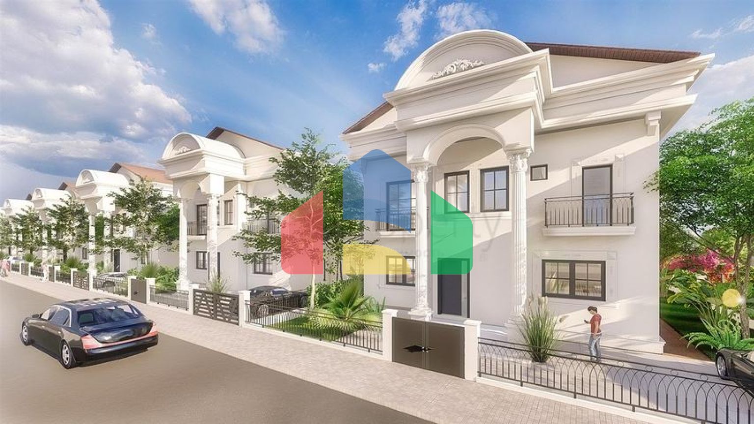 Вилла планировки 6+1 в районе Белек - Анталия