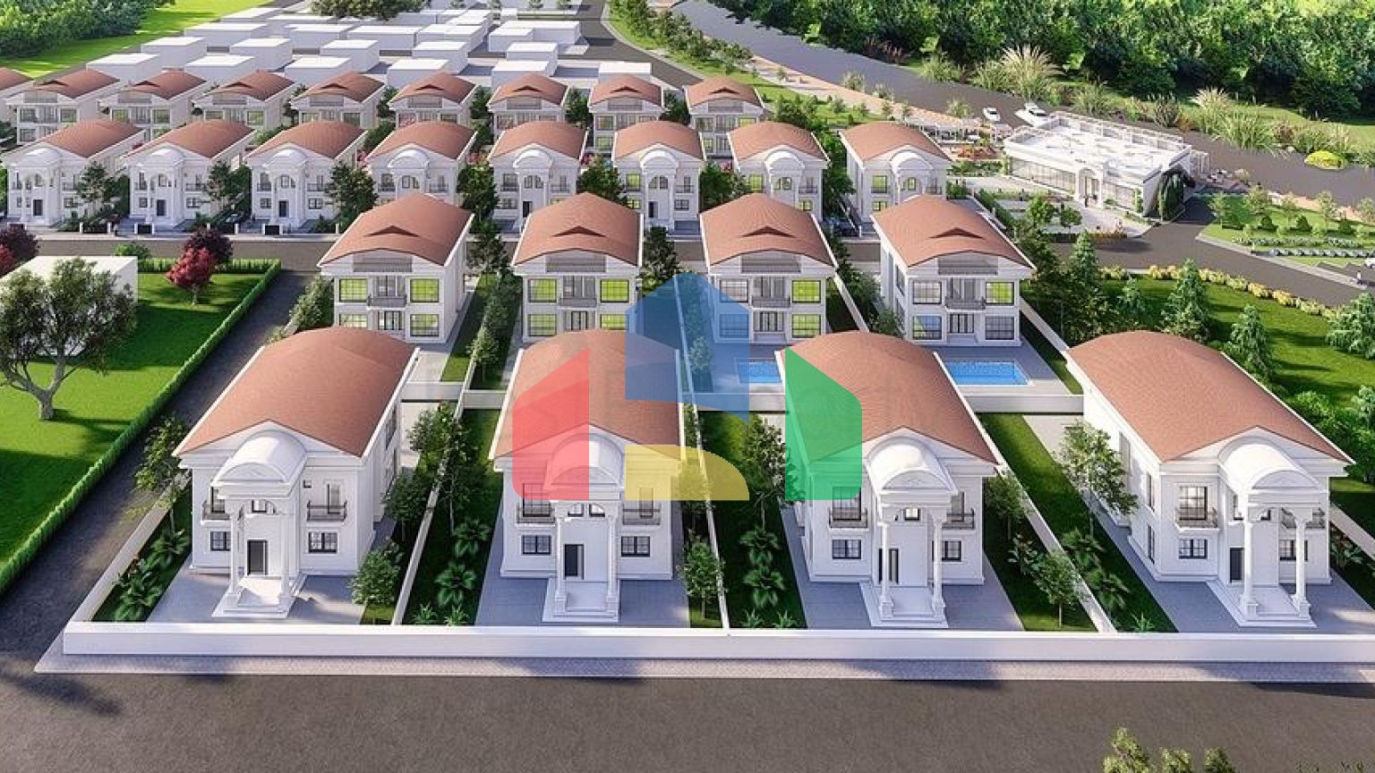 Вилла планировки 6+1 в районе Белек - Анталия