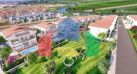 Вилла планировки 6+1 в районе Белек - Анталия