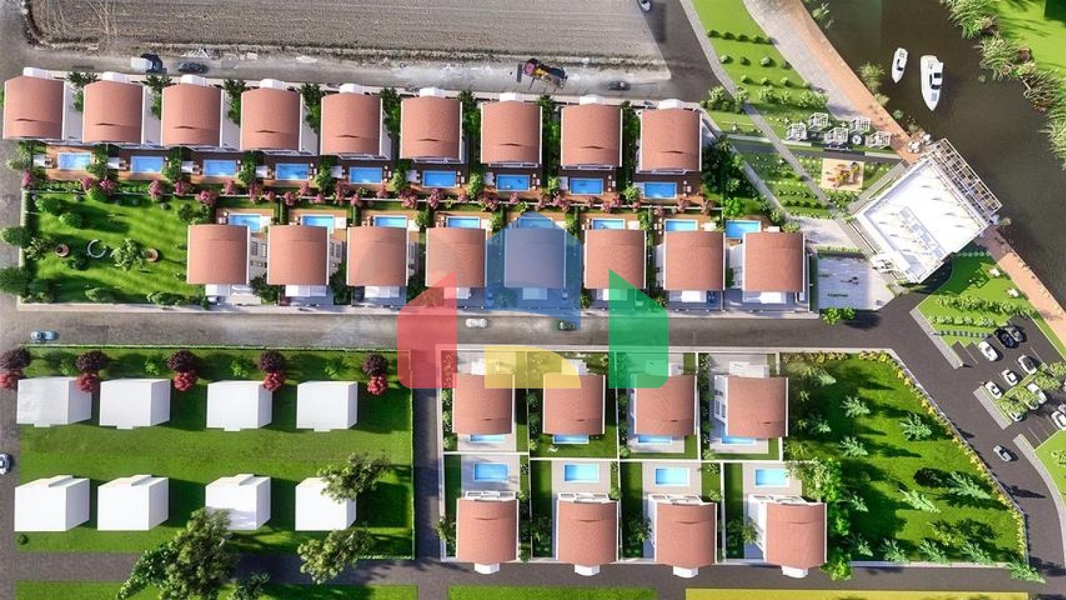 Вилла планировки 6+1 в районе Белек - Анталия