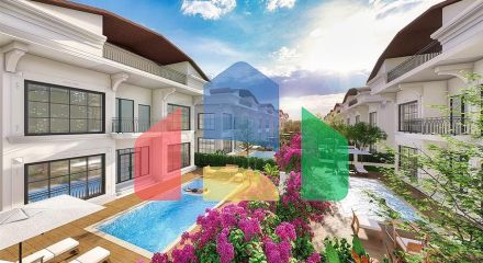 Вилла планировки 6+1 в районе Белек - Анталия