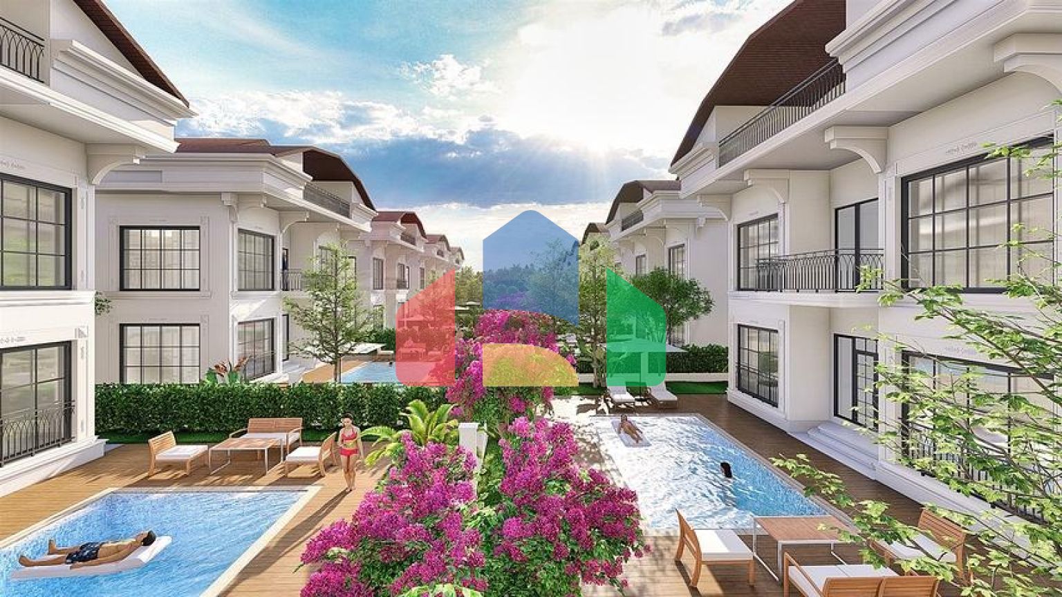 Вилла планировки 6+1 в районе Белек - Анталия