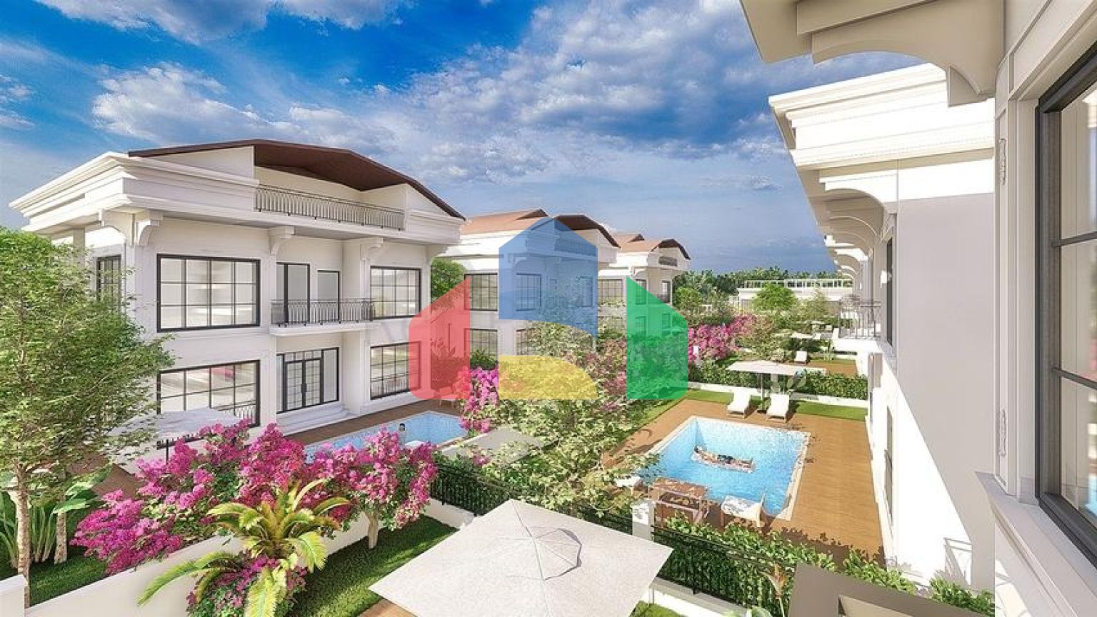 Вилла планировки 6+1 в районе Белек - Анталия