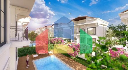 Вилла планировки 6+1 в районе Белек - Анталия