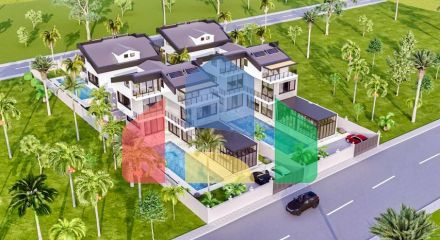 Вілли планування 5 + 1 в районі Белек - Анталія