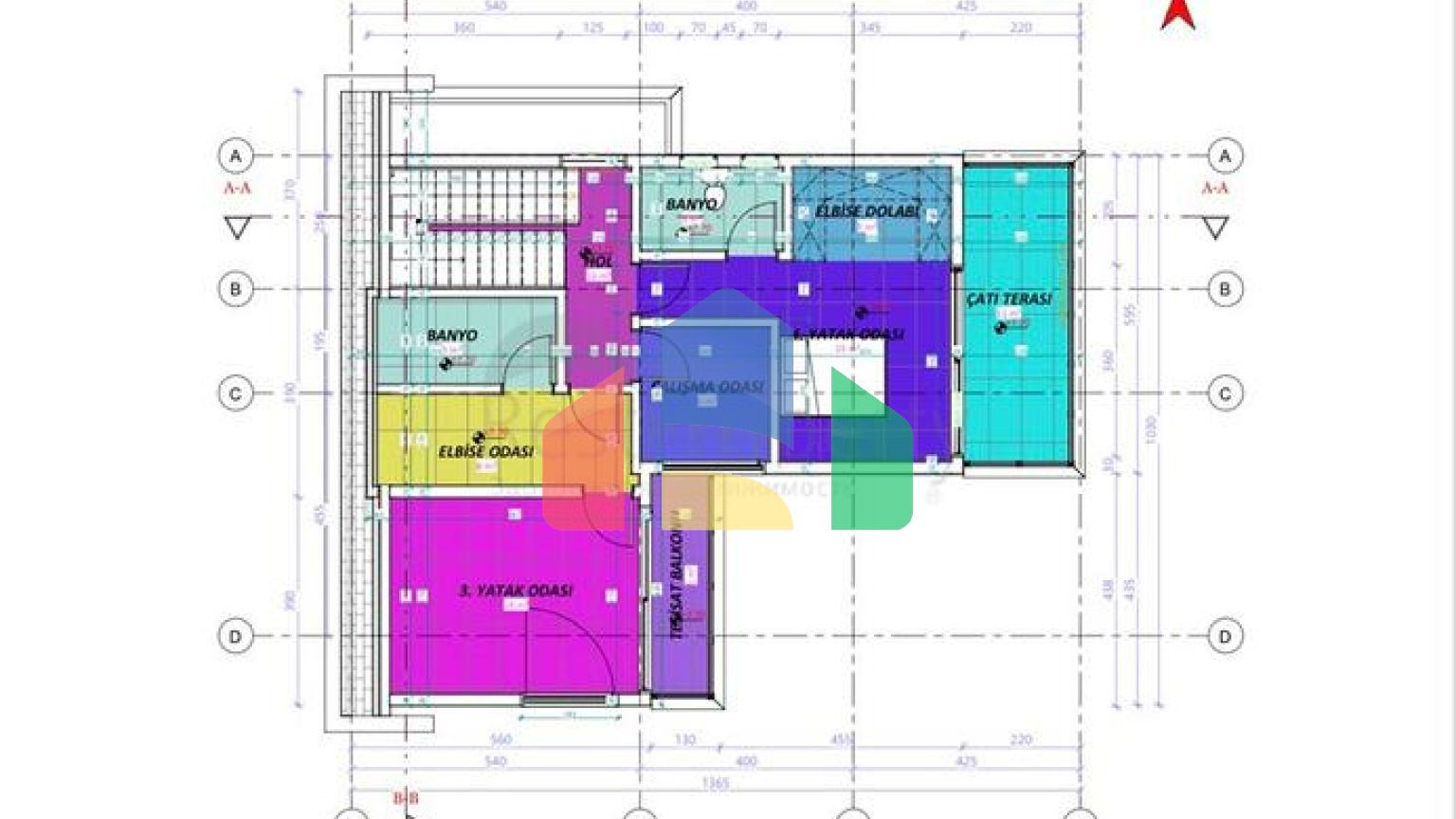 Вілли планування 5 + 1 в районі Белек - Анталія