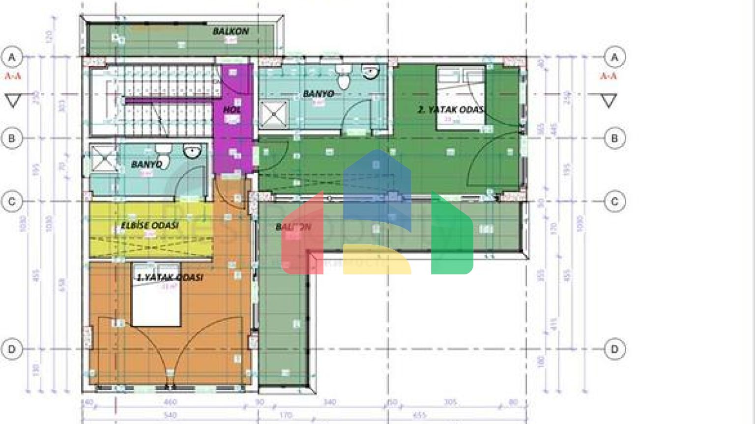 Вілли планування 5 + 1 в районі Белек - Анталія