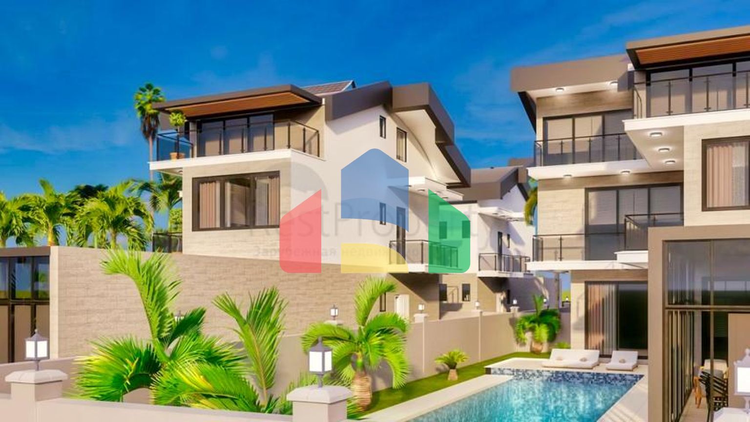 Вілли планування 5 + 1 в районі Белек - Анталія